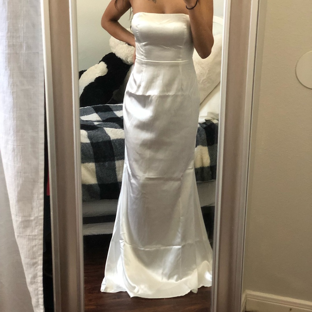 Satin Wedding Dress